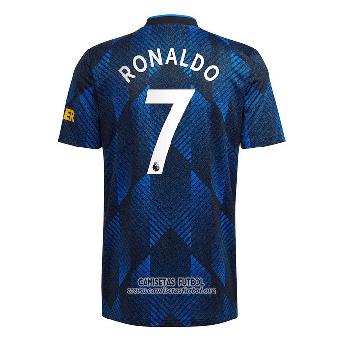Camiseta Manchester United Jugador Ronaldo Tercera 2021/2022
